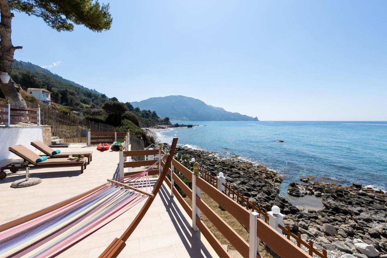 Villa Renata & Villa Filippos With Private Plunge Pool By Konnect Agios Gordios  Ngoại thất bức ảnh