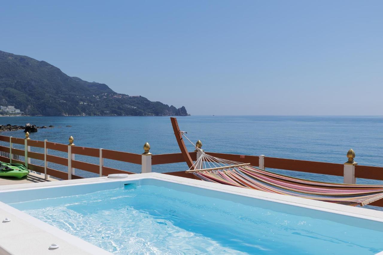 Villa Renata & Villa Filippos With Private Plunge Pool By Konnect Agios Gordios  Ngoại thất bức ảnh
