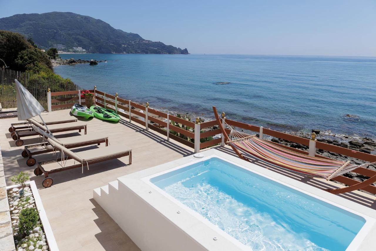 Villa Renata & Villa Filippos With Private Plunge Pool By Konnect Agios Gordios  Ngoại thất bức ảnh