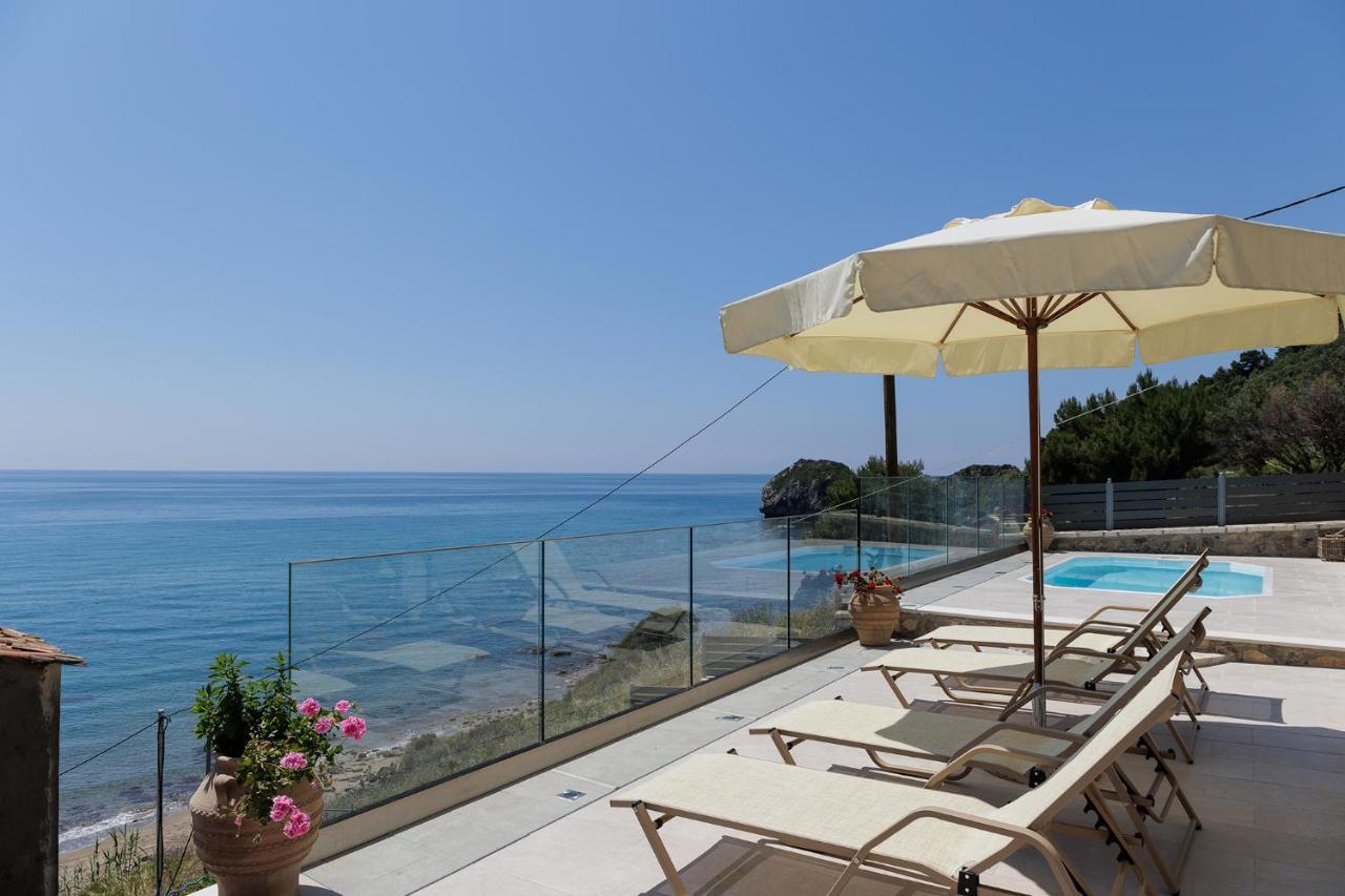 Villa Renata & Villa Filippos With Private Plunge Pool By Konnect Agios Gordios  Ngoại thất bức ảnh