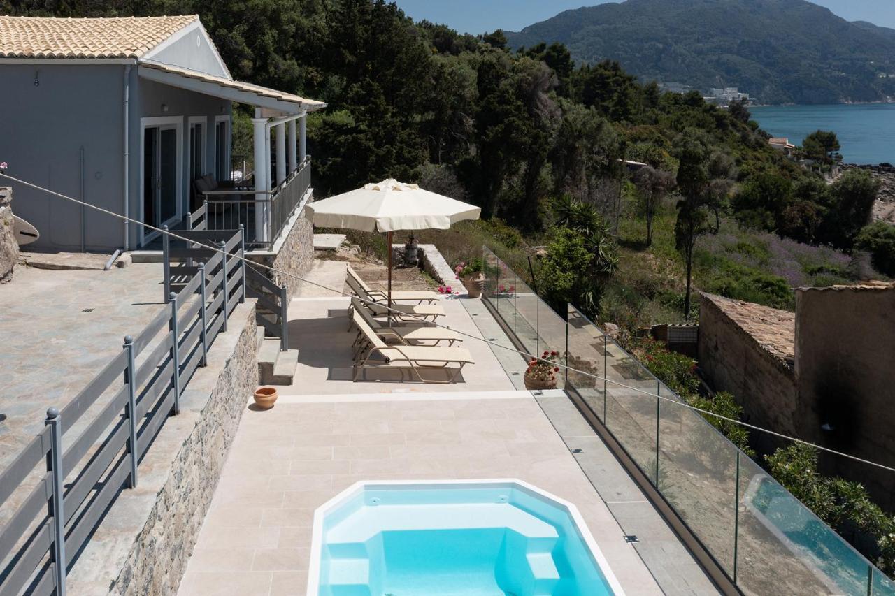 Villa Renata & Villa Filippos With Private Plunge Pool By Konnect Agios Gordios  Ngoại thất bức ảnh