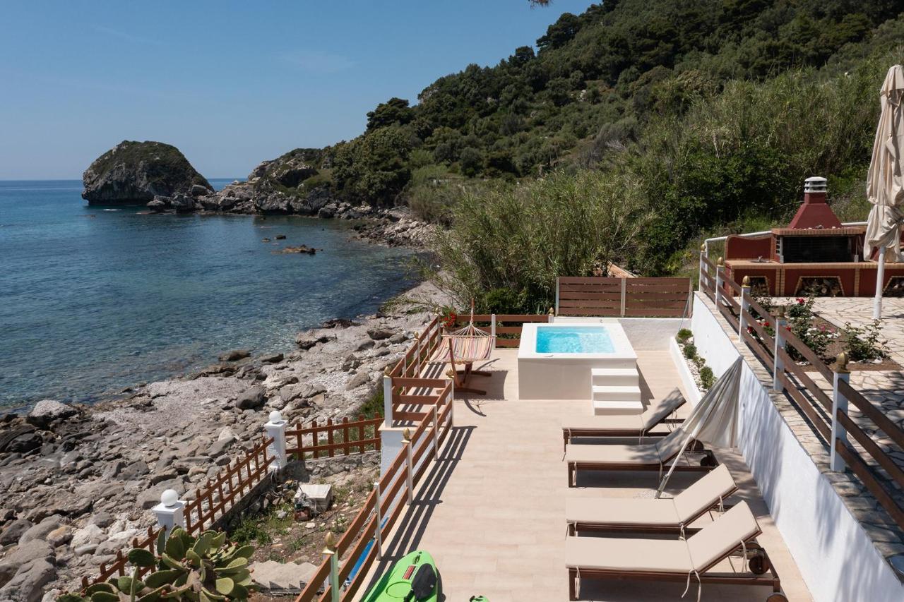 Villa Renata & Villa Filippos With Private Plunge Pool By Konnect Agios Gordios  Ngoại thất bức ảnh