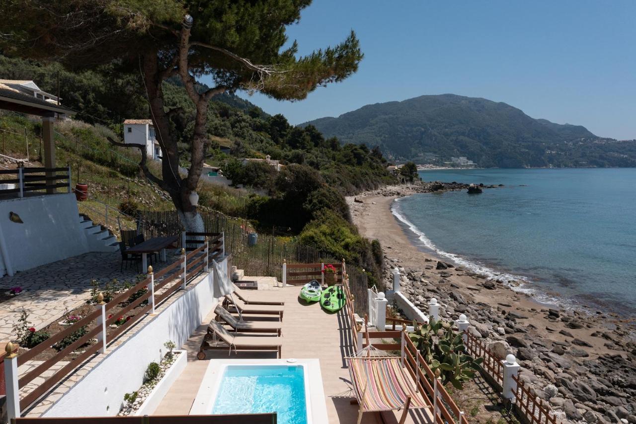 Villa Renata & Villa Filippos With Private Plunge Pool By Konnect Agios Gordios  Ngoại thất bức ảnh