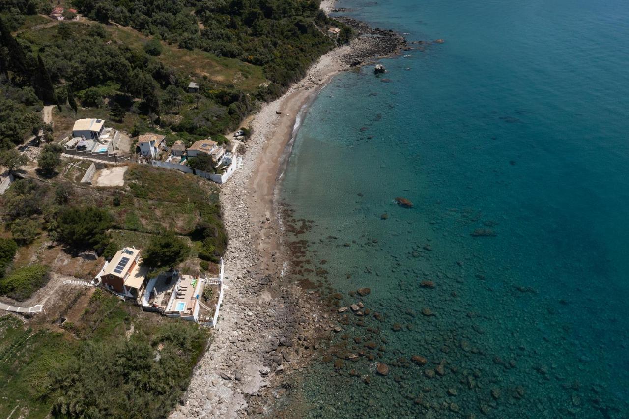 Villa Renata & Villa Filippos With Private Plunge Pool By Konnect Agios Gordios  Ngoại thất bức ảnh