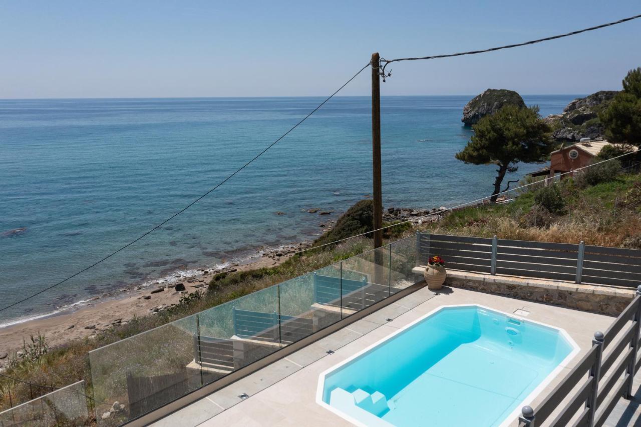 Villa Renata & Villa Filippos With Private Plunge Pool By Konnect Agios Gordios  Ngoại thất bức ảnh