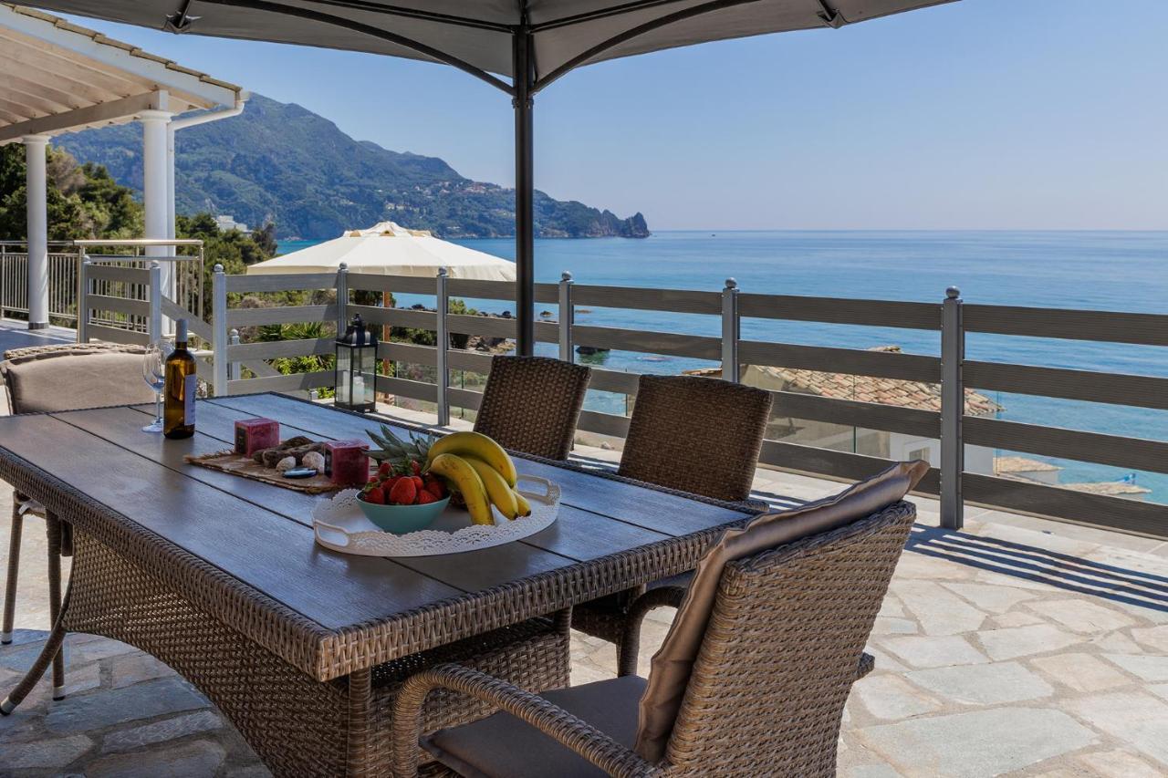 Villa Renata & Villa Filippos With Private Plunge Pool By Konnect Agios Gordios  Ngoại thất bức ảnh