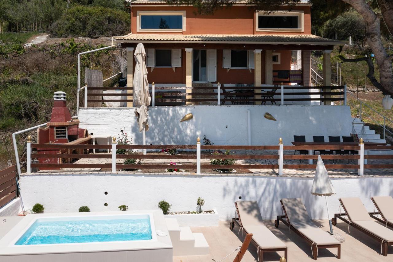 Villa Renata & Villa Filippos With Private Plunge Pool By Konnect Agios Gordios  Ngoại thất bức ảnh