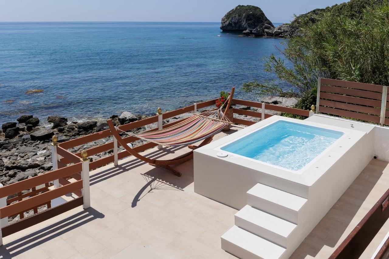 Villa Renata & Villa Filippos With Private Plunge Pool By Konnect Agios Gordios  Ngoại thất bức ảnh