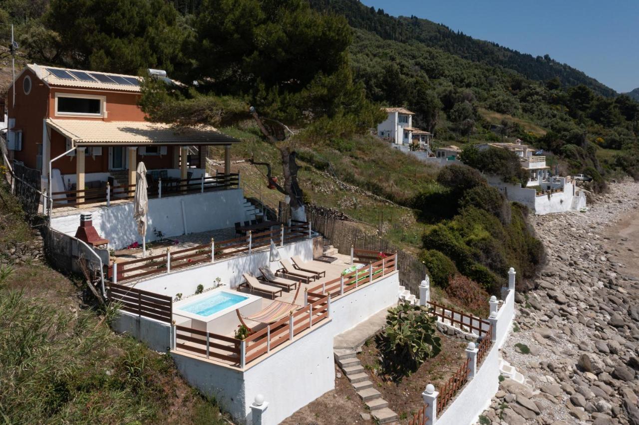 Villa Renata & Villa Filippos With Private Plunge Pool By Konnect Agios Gordios  Ngoại thất bức ảnh