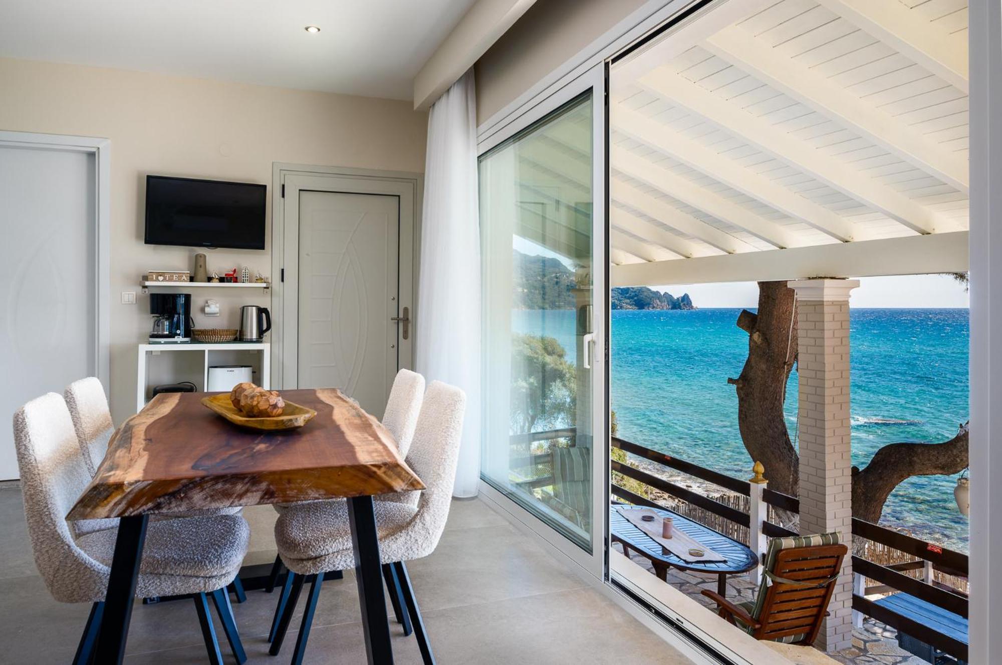 Villa Renata & Villa Filippos With Private Plunge Pool By Konnect Agios Gordios  Ngoại thất bức ảnh