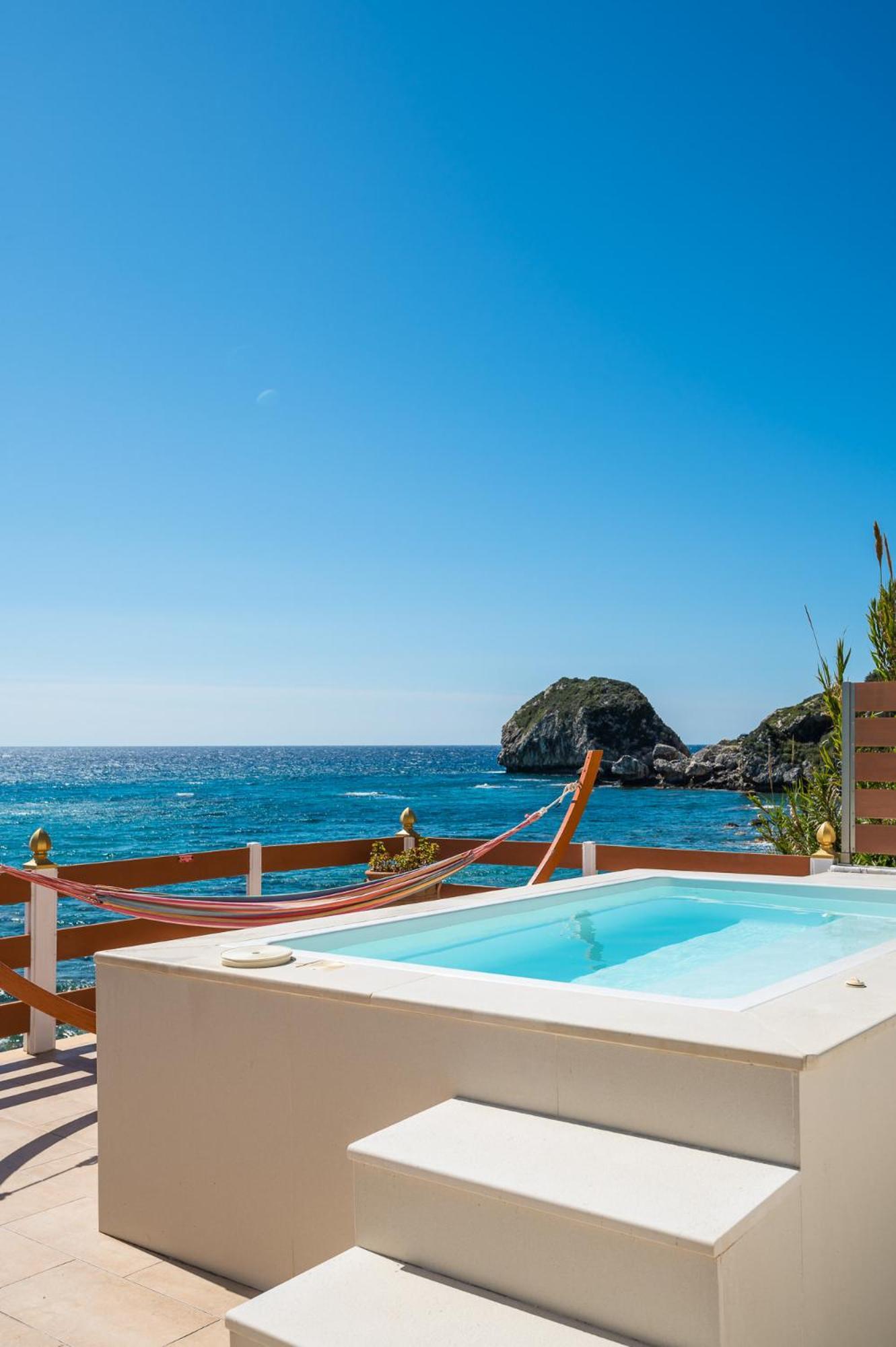 Villa Renata & Villa Filippos With Private Plunge Pool By Konnect Agios Gordios  Ngoại thất bức ảnh
